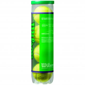 Wilson Starter Green 4 Ball Can, Pelota Unisex Adulto, Amarillo, Balls
