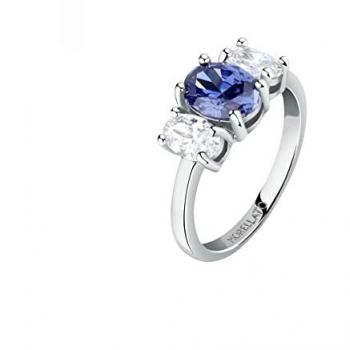 Morellato Women's Rhodium-Plated Colorful Zirconia Ring