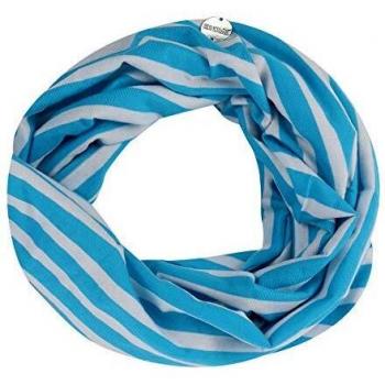 Regatta Shaila Womens Cotton Striped Scarf Accesorio para la Cabeza, Mujer, Bluesky/Blanco, SGL