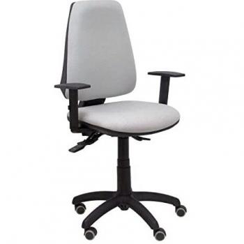 Piqueras y Crespo Silla Elche S Bali Gris Claro Brazos Regulables R Oficina, Tela, 109x46x46 cm