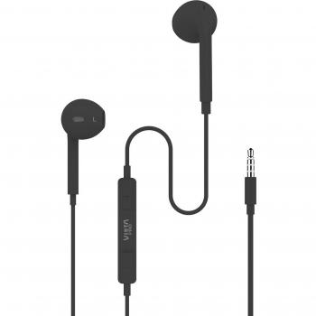 Auriculares de botón Vieta Pro Cozy con micrófono integrado y diseño ergonómico