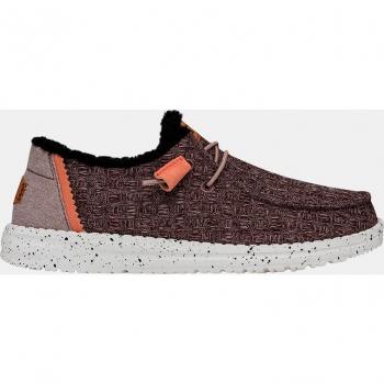 Hey Dude - Zapatos de cordones de mujer modelo Wendy Warmth, mezcla de lino y forro interior