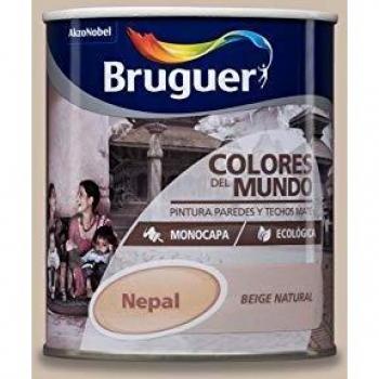 Bruguer Colores del Mundo Pintura para paredes monocapa Nepal Beige Natural 750 ml