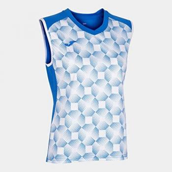 Camiseta sin mangas mujer Joma Supernova III royal blanco