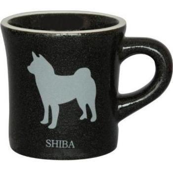 Silueta blanco y negro arbusto taza negro mo-mugb-v16