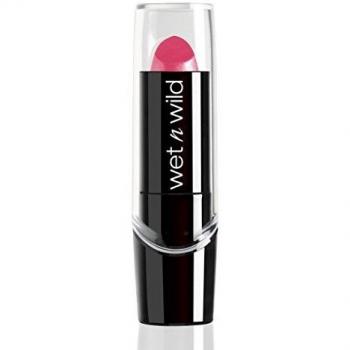 Wet n Wild - Silk Finish Lipstick - Barra de Labios con Color Intenso, Cremoso y Suave - con Aloe Vera, Aceite de Macadamia y Vitaminas A y E - Pink Ice - 1 Unidad