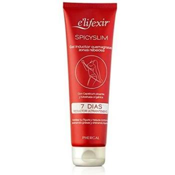 E'LIFEXIR - Gel Inductor Spicyslim, Crema Reductora Extrema, Combate Grasa Localizada, Zonas Rebeldes, Mostaza Orgánica y Capsicum Picante - 150 ml