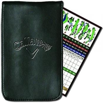 Callaway Scoreboard Karte Leder Halter Soporte para Tarjetas de Mando, Unisex, Negro, Talla Única