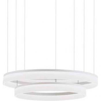 Lámpara colgante LED 2 anillos Ø100cm Circ