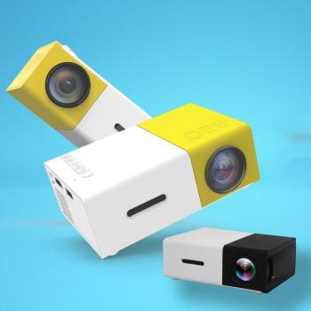 Mini proyector LED portátil de alta definición para entretenimiento doméstico