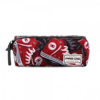 PRODG Tracks Estuche Portatodo Cuadrado HS, Rojo