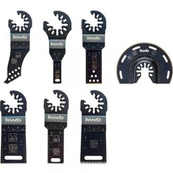 KWB 49708000 Set universal de multi-herramientas, Negro, 7 Piezas