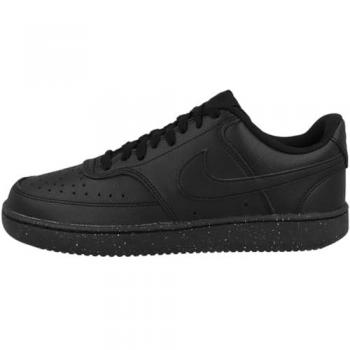 Nike Court Vision Low Trainers Mens Triple Black Size 10