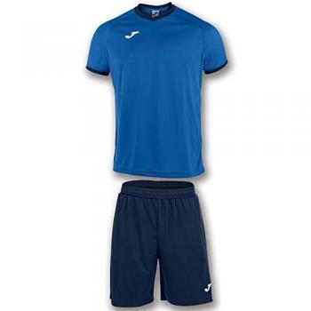Joma Academy Set Equipacion M/Corta, Hombre, Royal/Marino