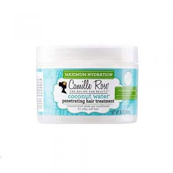 Camille Rose Naturals Nut Water Penetrating Hair Treatment, Blanco, Coco, 240 Mililitro