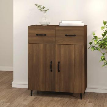 Aparador de madera de ingeniería 69,5x34x90 cm - Mueble de Almacenaje de Salón, Buffet para salón Moderno, Armario Auxiliar, Armario de Almacenamiento color roble marrón