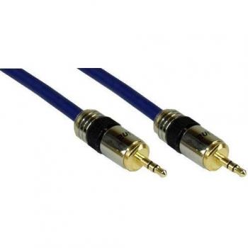 Cable de Audio Jack Premium 3,5mm Macho a Macho 7m Azul
