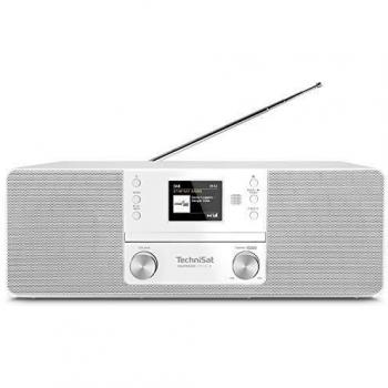 Radio Digital TechniSat DIGITRADIO 370 CD IR - DAB+, FM, Internet, Bluetooth, Wi-Fi, CD-Player, USB, Blanco