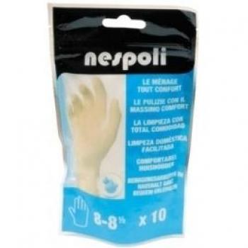 Rulo M127035 - Guante latex desechable paquete 10 unidades talla s