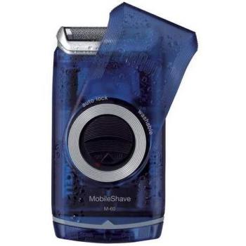 Braun M60B MobileShave Portable Blue Pocket Go Shaver