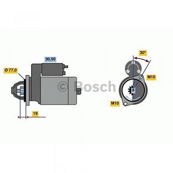 Motor de Arranque Bosch 986023600 - Tipo: Motor de arranque, Marca: Bosch, Número de pieza: 0 986 023 600