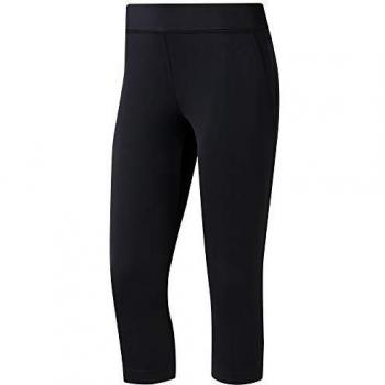 Reebok Wor PP Mallas Capri, Mujer, Negro, L