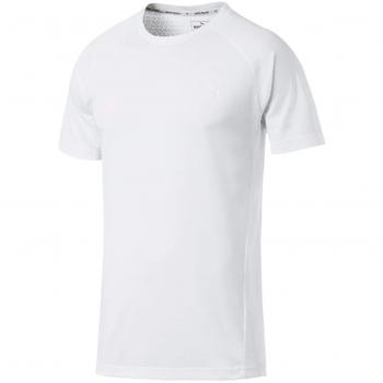 Puma Evostripe Move - Camiseta de Manga Corta para Hombre, Hombre, 854071, Blanco, Medium