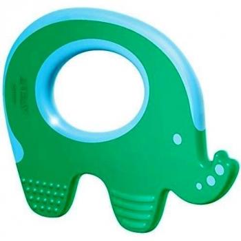 Philips Avent SCF199/00 - Elefante mordedor, color verde