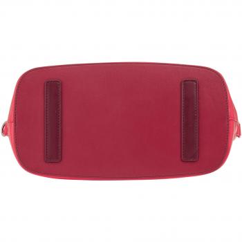 Bolso de mano multiposición de piel Dudu con cremallera, correa de hombro de cuero, bolso de hombro mediano desmontable y elegante colorido