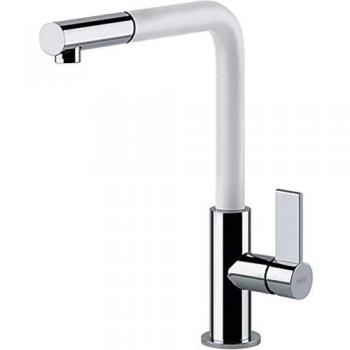 Franke neptune - Monomando evo pull-out cromo blanco