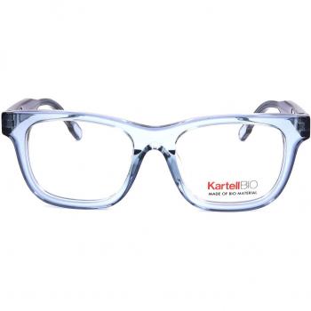 Kartell KL001V 02 Men's Eyeglasses Blue Size 52 - Frame Only, Blue Light Block Available