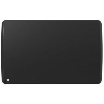 Radiador eléctrico fijo de inercia seca cerámica 1500W horizontal negro Bestherm ARIA