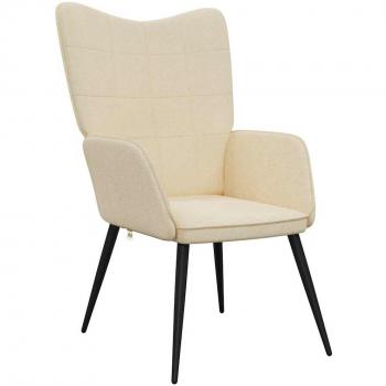 Silla de Relax Crema de Tela