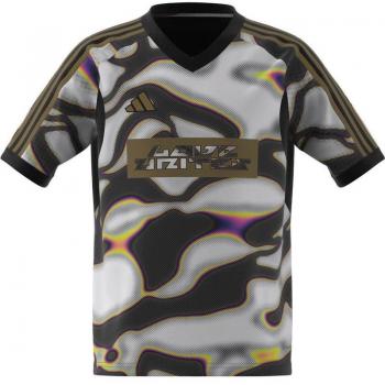 Camiseta de fútbol adidas Tiro Pride niño azul, talla 123-129 cm, poliéster jersey