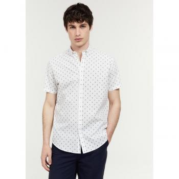 Camisa estampada hojas de hombre Sfera