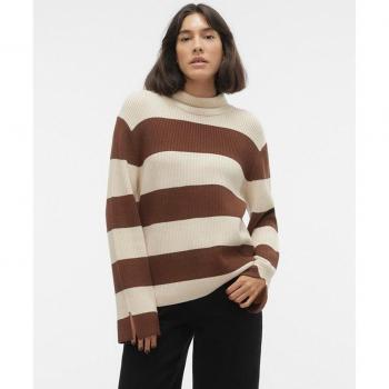 Jersey de rayas de mujer de manga larga Vero Moda