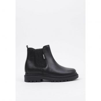 Botas Niña Pablosky de Piel y Textil Técnico en color Negro, modelo 414410, talla 27