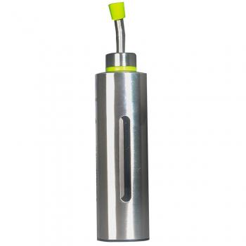lovinlife acero inoxidable dispensador de aceite de oliva botella con tapón de goma para aceite, vinagre, salsa de soja, jarra