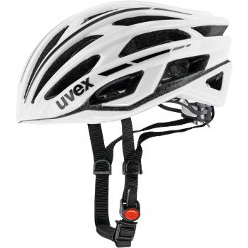 Uvex Race 5 - Casco ciclismo, color blanco, talla 52-56