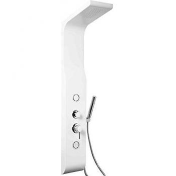 Columna de Ducha Hidromasaje Easy Metaform 140 cm Color Blanco ABS