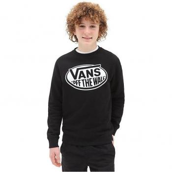 Sudadera sin Capucha Vans Off The Wall Negro