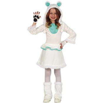 Disfraz de Oso Polar para niña