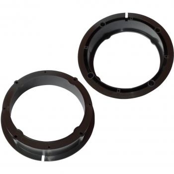 AERZETIX: 2 Adaptadores soportes de Altavoces - 165mm - Puertas Delanteras/Traseras - Estante Trasero Lateral – para Automóvil