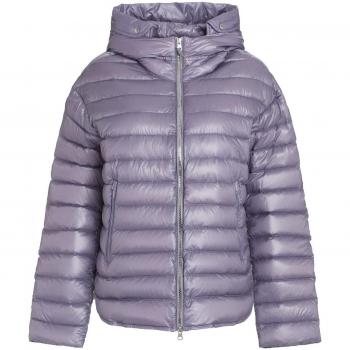 Parajumpers Women's Melua Techno-Nylon Down Jacket, Lilac, Size Small, Glossy Finish