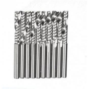 Bheema 3,175 mm 17 mm CEL 2 carburo de tipo flauta Piercing para Nariz de acoplamiento Mills broca para ruteadora