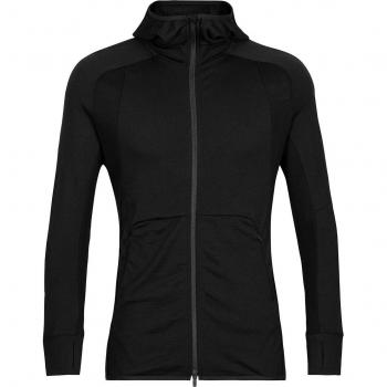 Icebreaker Sudadera Zone Knit Zip Negro