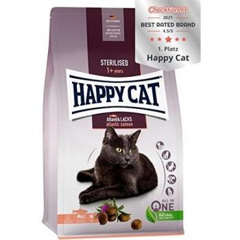 Happy Cat Adult Sterilised con salmón del Atlántico - Pack económico: 2 x 10 kg