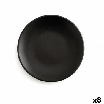 Plato Llano Anaflor Barro Negro Cocido Carne (8 Unidades)