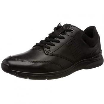 Zapatillas Ecco Irving Negras para Hombre, Talla 40, con Suela Baja y Diseño Deportivo