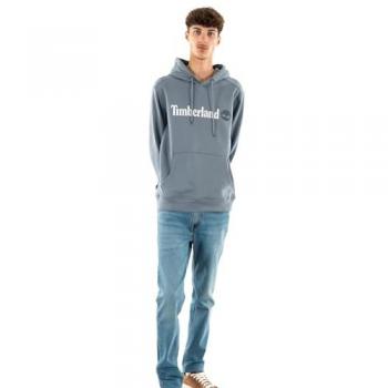 Sudadera con capucha Timberland Kennebec River Linear Logo gris humo L